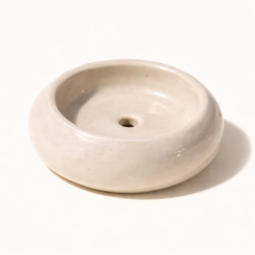 Ceramic Incense Holder – Round Stand