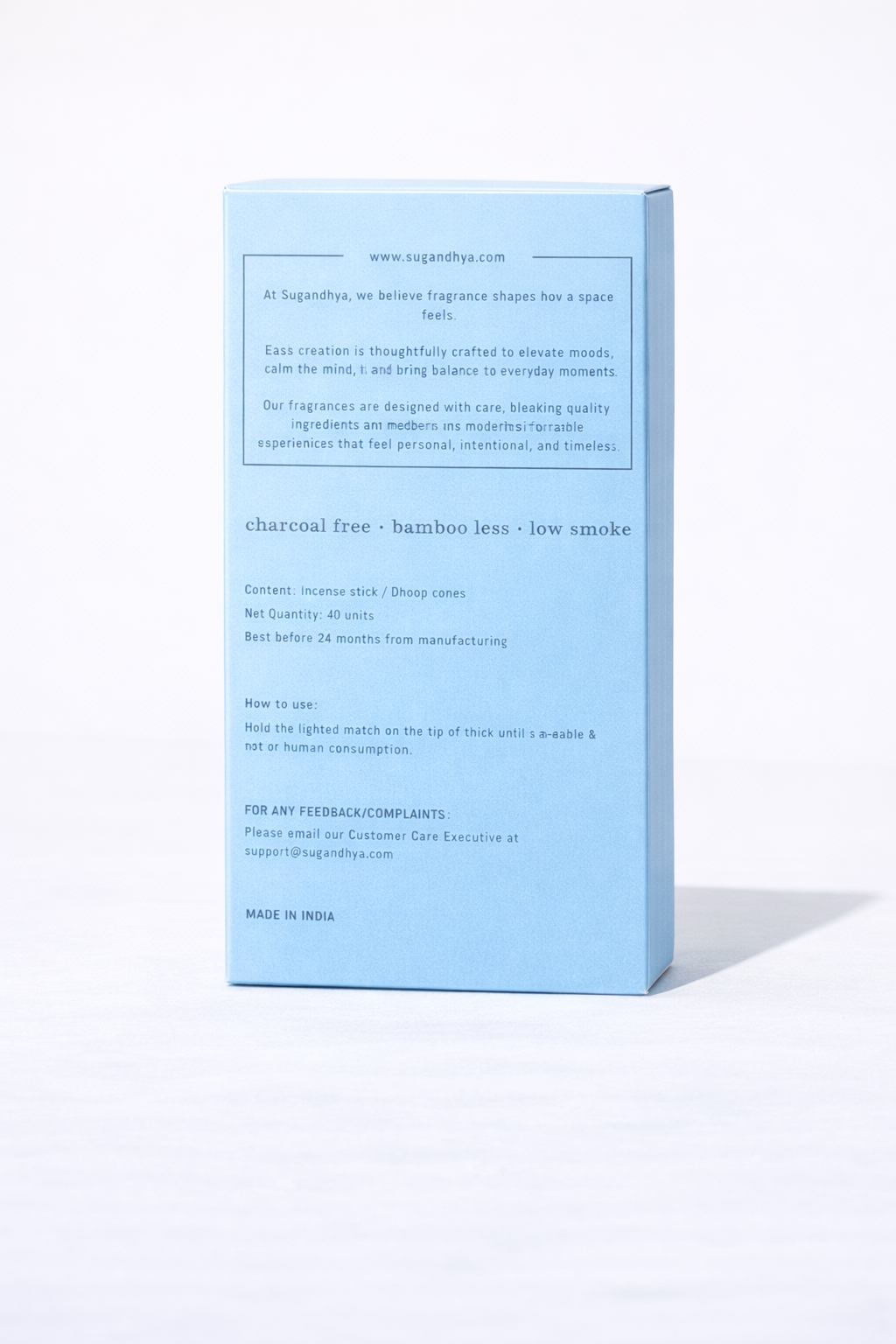 Coconut Incense Sticks + Free ceramic Stand