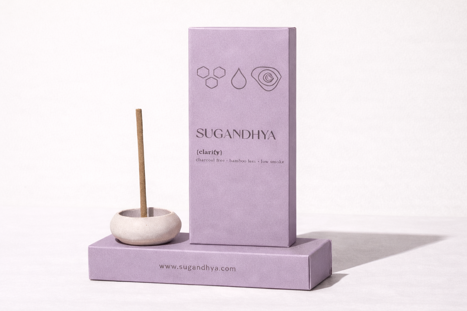 Oudh Incense Sticks + Free ceramic Stand