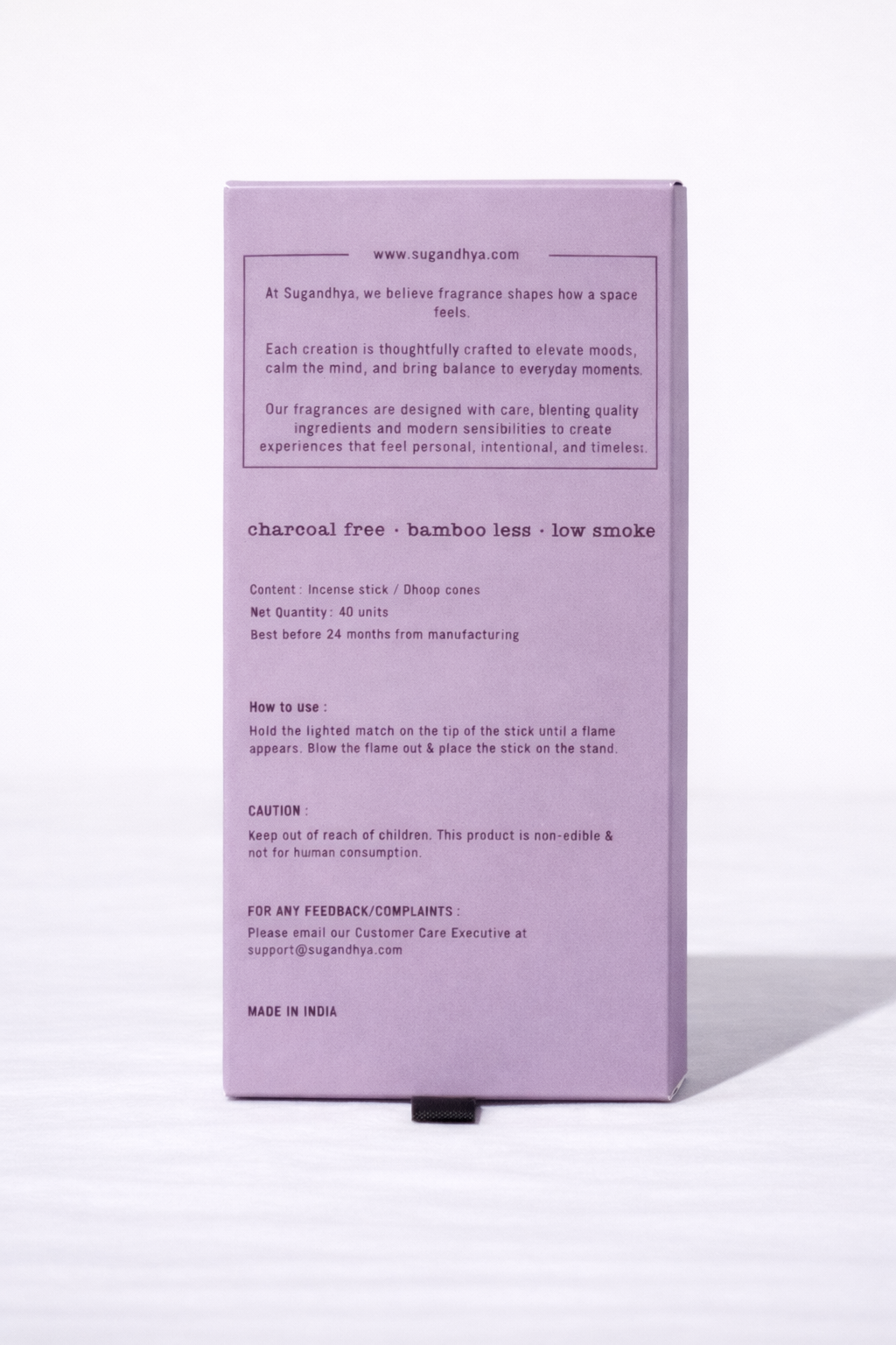 Oudh Incense Cones + Free ceramic Stand