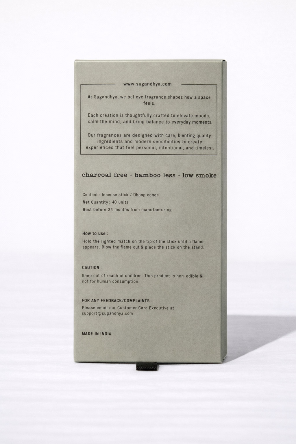 Guggul Incense Sticks + Free ceramic Stand