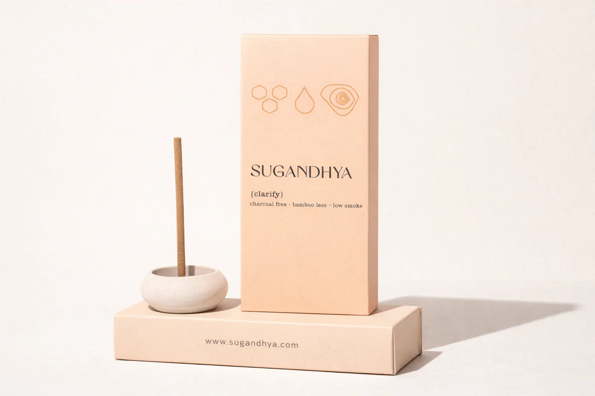 Coffee Incense Sticks + Free ceramic Stand