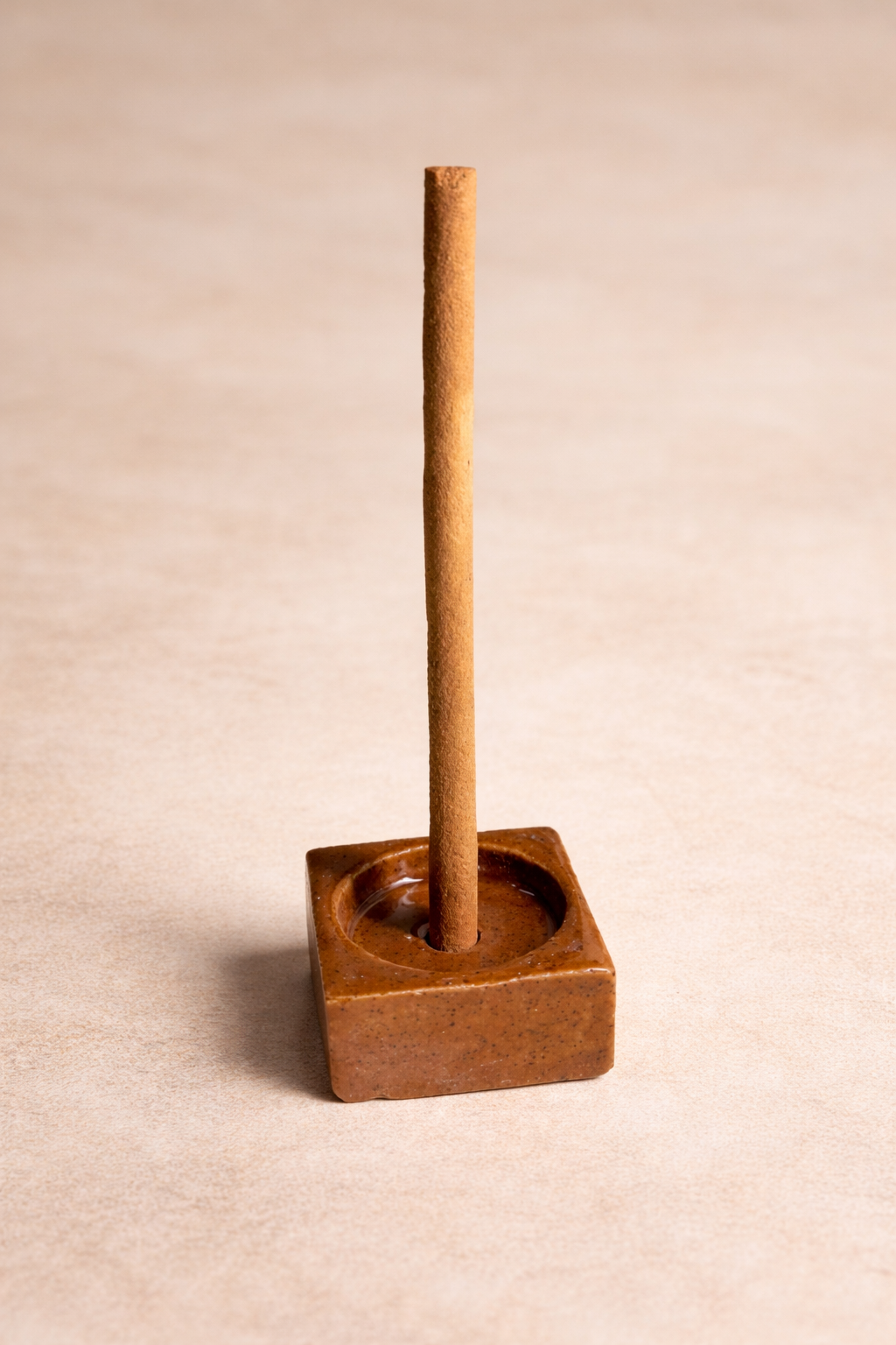 Ceramic Incense Holder – Minimal Square Stand