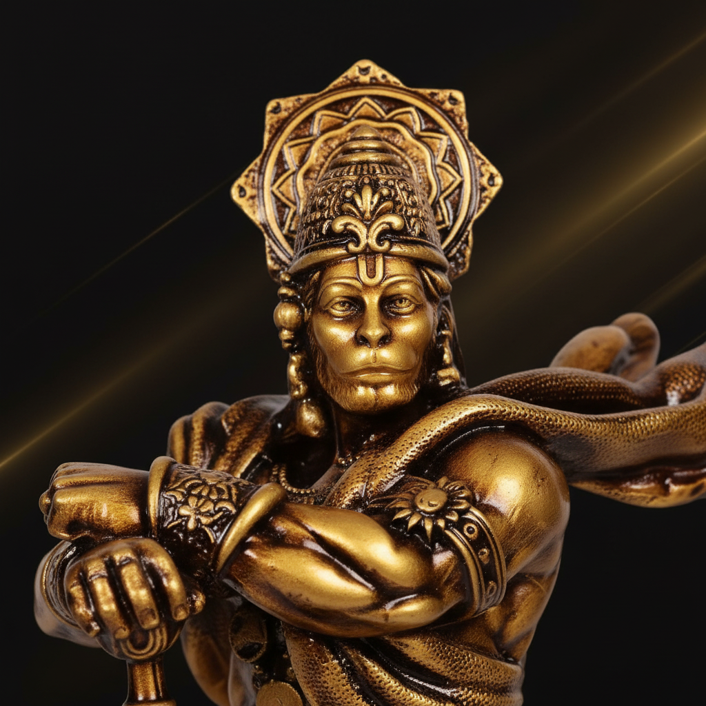 Lord Hanuman Standing Idol for Car Dashboard