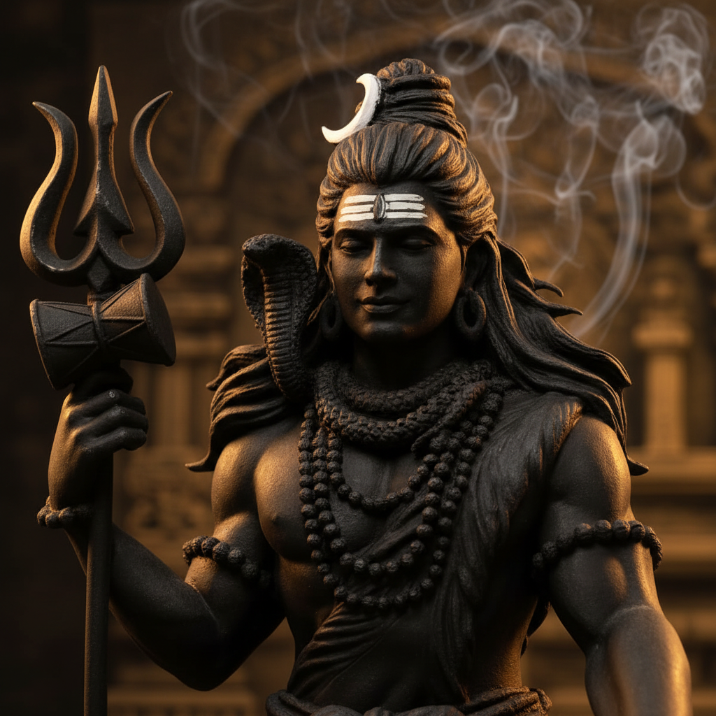 Lord Shiva Idol for Car Dashboard