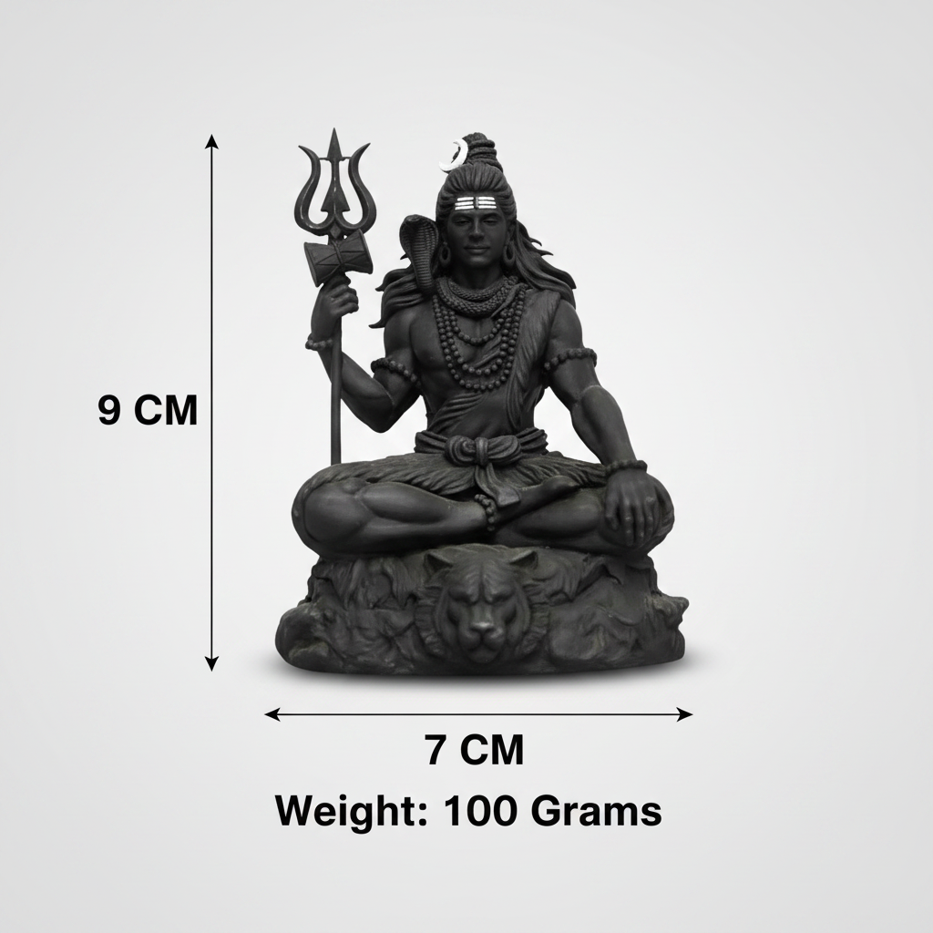 Lord Shiva Idol for Car Dashboard