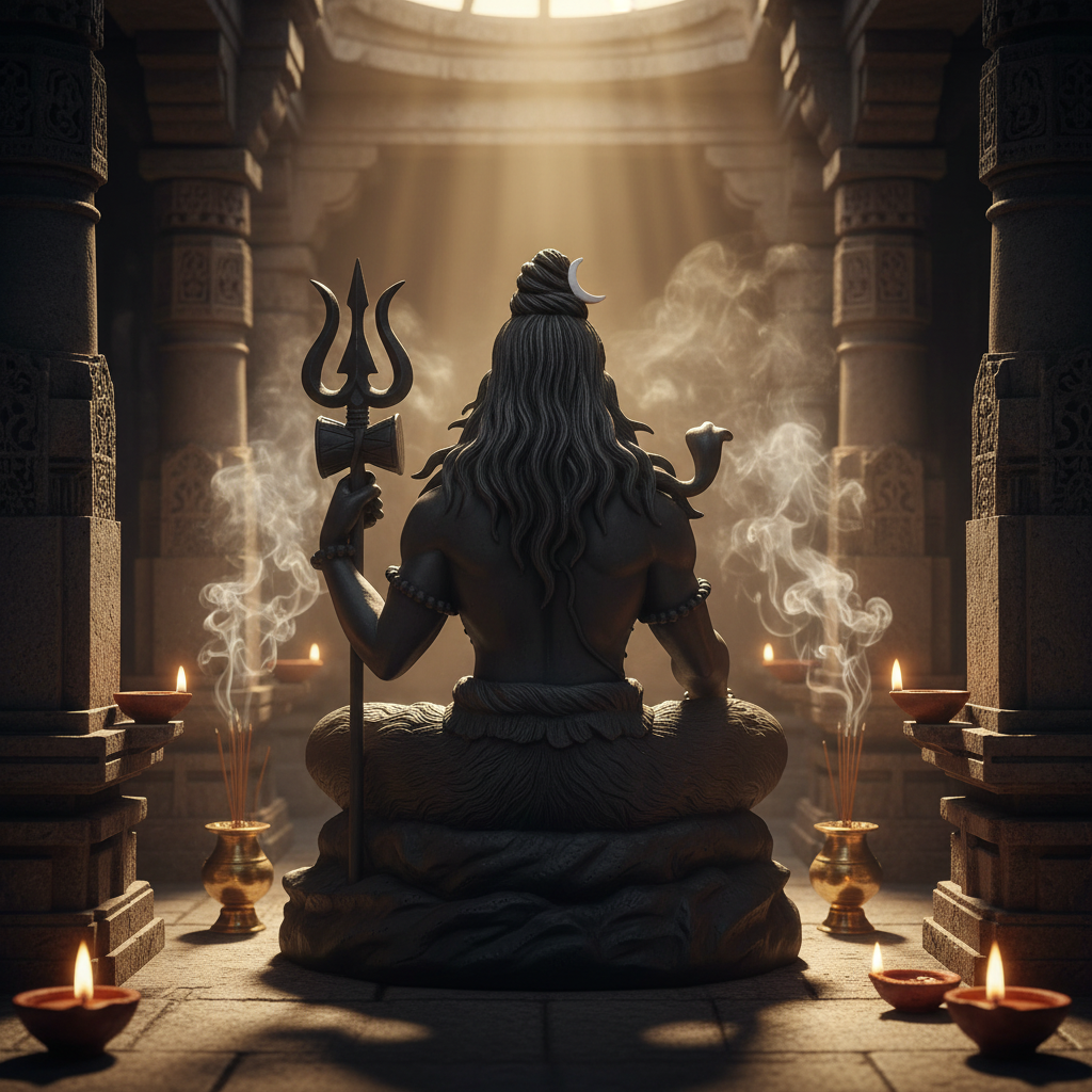 Lord Shiva Idol for Car Dashboard
